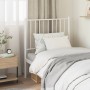 Cabecero de metal blanco 75 cm de vidaXL, Cabeceros y pies de cama - Ref: Foro24-350957, Precio: 17,06 €, Descuento: %