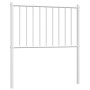 Cabecero de metal blanco 75 cm de vidaXL, Cabeceros y pies de cama - Ref: Foro24-350957, Precio: 17,06 €, Descuento: %