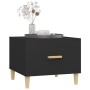 Mesa de centro madera contrachapada negro 50x50x40 cm en Mesas de centro | Comprar online en Foru.es