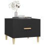 Mesas de centro 2 uds madera de ingeniería negro 50x50x40 cm en Mesas de centro | Comprar online en Foru.es