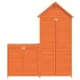 Cobertizos para herramientas jardín 2 pzas madera pino marrón de vidaXL, Cobertizos - Ref: Foro24-172249, Precio: 333,96 €, D...