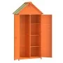 Cobertizos para herramientas jardín 2 pzas madera pino marrón de vidaXL, Cobertizos - Ref: Foro24-172249, Precio: 333,96 €, D...