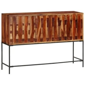 Aparador de madera maciza de acacia 110x28x76 cm de vidaXL, Almacenamiento para CD y DVD - Ref: Foro24-351787, Precio: 168,77...