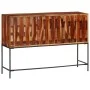 Aparador de madera maciza de acacia 110x28x76 cm de vidaXL, Almacenamiento para CD y DVD - Ref: Foro24-351787, Precio: 168,77...