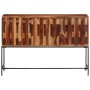 Aparador de madera maciza de acacia 110x28x76 cm de vidaXL, Almacenamiento para CD y DVD - Ref: Foro24-351787, Precio: 168,78...