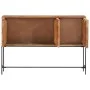 Aparador de madera maciza de acacia 110x28x76 cm de vidaXL, Almacenamiento para CD y DVD - Ref: Foro24-351787, Precio: 168,77...