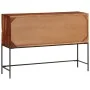 Aparador de madera maciza de acacia 110x28x76 cm de vidaXL, Almacenamiento para CD y DVD - Ref: Foro24-351787, Precio: 168,77...