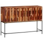 Aparador de madera maciza de acacia 110x28x76 cm de vidaXL, Almacenamiento para CD y DVD - Ref: Foro24-351787, Precio: 168,78...