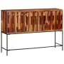 Aparador de madera maciza de acacia 110x28x76 cm de vidaXL, Almacenamiento para CD y DVD - Ref: Foro24-351787, Precio: 168,77...