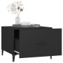 Mesa de centro con patas de metal 2 unidades negro 50x50x40 cm en Mesas de centro | Comprar online en Foru.es