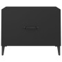 Mesa de centro con patas de metal 2 unidades negro 50x50x40 cm en Mesas de centro | Comprar online en Foru.es