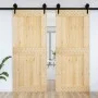 NARVIK-Tür aus massivem Kiefernholz, 95 x 210 cm von vidaXL, Türen - Ref: Foro24-154440, Preis: 142,39 €, Rabatt: %