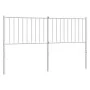 Kopfteil aus weißem Metall, 150 cm von vidaXL, Kopf- und Fußteile - Ref: Foro24-350965, Preis: 30,17 €, Rabatt: %