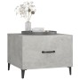 Mesa de centro patas de metal 2 uds gris hormigón 50x50x40 cm en Mesas de centro | Comprar online en Foru.es