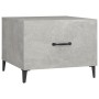 Mesa de centro patas de metal 2 uds gris hormigón 50x50x40 cm en Mesas de centro | Comprar online en Foru.es