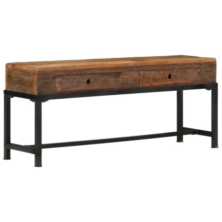 Mueble de TV madera maciza reciclada 110x30x46 cm de vidaXL, Muebles TV - Ref: Foro24-351124, Precio: 183,00 €, Descuento: %