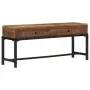 Mueble de TV madera maciza reciclada 110x30x46 cm de vidaXL, Muebles TV - Ref: Foro24-351124, Precio: 183,00 €, Descuento: %