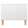 Mesa de centro madera contrachapada blanco brillo 90x50x40 cm en Mesas de centro | Comprar online en Foru.es