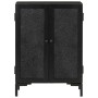 Aparador de hierro y madera maciza de mango negro 55x30x77 cm de vidaXL, Aparadores - Ref: Foro24-351645, Precio: 121,05 €, D...