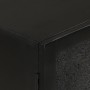 Aparador de hierro y madera maciza de mango negro 55x30x77 cm de vidaXL, Aparadores - Ref: Foro24-351645, Precio: 121,05 €, D...