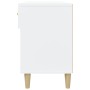 Mueble zapatero de madera contrachapada blanco 102x35x55 cm en Zapateros y organizadores de calzado | Comprar online en Foru.es