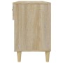 Mueble zapatero madera contrachapada roble Sonoma 102x35x55 cm en Zapateros y organizadores de calzado | Comprar online en Foru.
