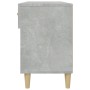 Mueble zapatero madera contrachapada gris hormigón 102x35x55 cm en Zapateros y organizadores de calzado | Comprar online en Foru