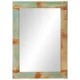 Espejo de vidrio y madera maciza reciclada 70x50 cm de vidaXL, Espejos - Ref: Foro24-351984, Precio: 79,41 €, Descuento: %
