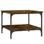 Mesa de centro madera de ingeniería roble ahumado 55x55x40 cm de vidaXL, Mesas de centro - Ref: Foro24-832830, Precio: 42,22 ...