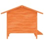 Caseta para perros madera maciza de pino marrón 159x120x88,5 cm de vidaXL, Casetas y cercados para perros - Ref: Foro24-17227...