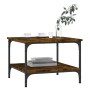 Mesa de centro madera de ingeniería roble ahumado 55x55x40 cm de vidaXL, Mesas de centro - Ref: Foro24-832830, Precio: 42,22 ...