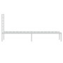 Estructura de cama de metal con cabecero blanco 100x190 cm de vidaXL, Camas y somieres - Ref: Foro24-352362, Precio: 68,01 €,...