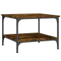 Mesa de centro madera de ingeniería roble ahumado 55x55x40 cm de vidaXL, Mesas de centro - Ref: Foro24-832830, Precio: 42,22 ...