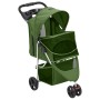 Cochecito para perros plegable tela oxford verde 80x46x98 cm de vidaXL, Cochecitos para mascotas - Ref: Foro24-172198, Precio...