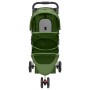 Cochecito para perros plegable tela oxford verde 80x46x98 cm de vidaXL, Cochecitos para mascotas - Ref: Foro24-172198, Precio...