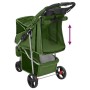 Cochecito para perros plegable tela oxford verde 80x46x98 cm de vidaXL, Cochecitos para mascotas - Ref: Foro24-172198, Precio...