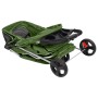 Cochecito para perros plegable tela oxford verde 80x46x98 cm de vidaXL, Cochecitos para mascotas - Ref: Foro24-172198, Precio...
