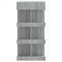 Mesa bar estante almacenaje gris Sonoma 100x50x101,5 cm en Mesas de comedor | Comprar online en Foru.es