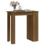 Mesa alta con estante marrón roble 102x50x103,5 cm en Mesas de comedor | Comprar online en Foru.es