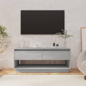 Mueble de TV madera de ingeniería gris Sonoma 102x41x44 cm en Muebles TV | Comprar online en Foru.es