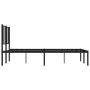 Estructura de cama con cabecero metal negro 140x200 cm de vidaXL, Camas y somieres - Ref: Foro24-352481, Precio: 96,65 €, Des...