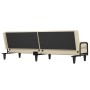 Sofá cama con reposabrazos tela color crema de vidaXL, Sofás - Ref: Foro24-351934, Precio: 278,37 €, Descuento: %