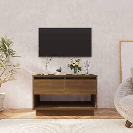Mueble de TV de madera de ingeniería marrón roble 70x41x44 cm en Muebles TV | Comprar online en Foru.es