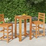 Mesa alta de jardín madera maciza de acacia 60x60x105 cm de vidaXL, Mesas de jardín - Ref: Foro24-319700, Precio: 130,41 €, D...