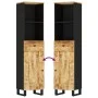 Mueble de baño madera maciza de mango 38x33x160 cm de vidaXL, Muebles de baño - Ref: Foro24-351998, Precio: 145,31 €, Descuen...