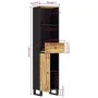 Mueble de baño madera maciza de mango 38x33x160 cm de vidaXL, Muebles de baño - Ref: Foro24-351998, Precio: 145,31 €, Descuen...