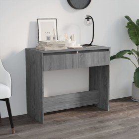 Mesa consola madera de ingeniería gris Sonoma 89x41x76,5 cm en Mesas auxiliares | Comprar online en Foru.es
