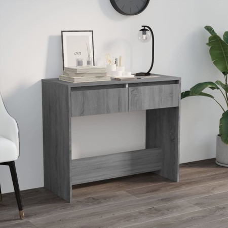 Mesa consola madera de ingeniería gris Sonoma 89x41x76,5 cm en Mesas auxiliares | Comprar online en Foru.es