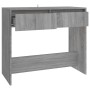 Mesa consola madera de ingeniería gris Sonoma 89x41x76,5 cm en Mesas auxiliares | Comprar online en Foru.es