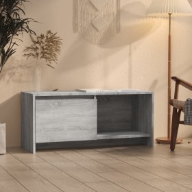 Mueble de TV madera de ingeniería gris Sonoma 90x35x40 cm en Muebles TV | Comprar online en Foru.es